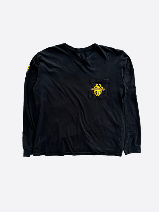 Chrome Hearts Black & Yellow Longsleeve T-Shirt