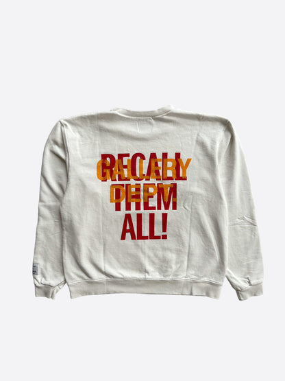 Gallery Dept White Big G-Ball Sweater