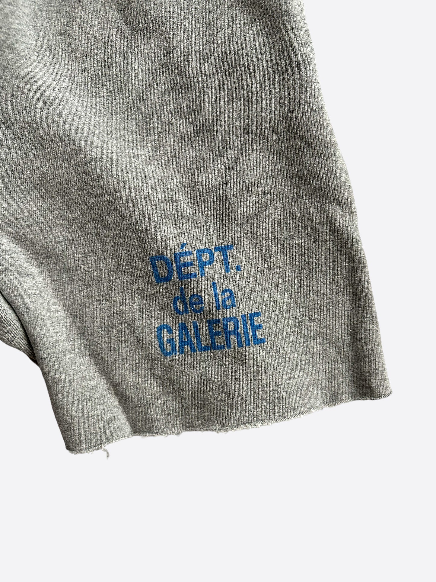 Gallery Dept Grey & Blue French Logo Shorts