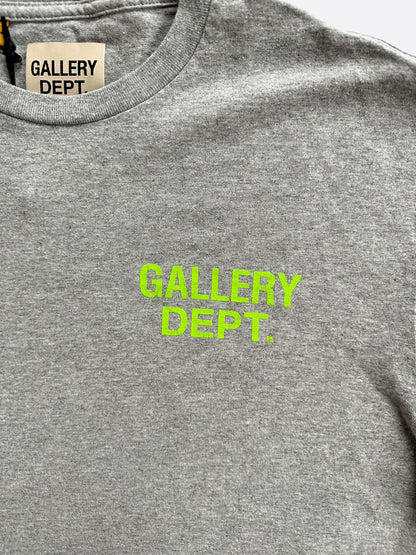 Gallery Dept Grey & Green Souvenir Logo Longsleeve T-Shirt