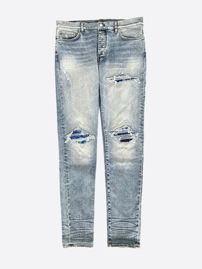 Amiri Stone Indigo Tie-Dye Patch MX1 Jeans