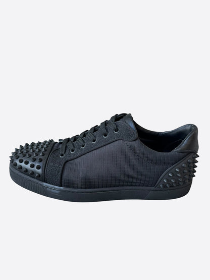 Christian Louboutin Black Seavaste 2 Orlato Sneakers