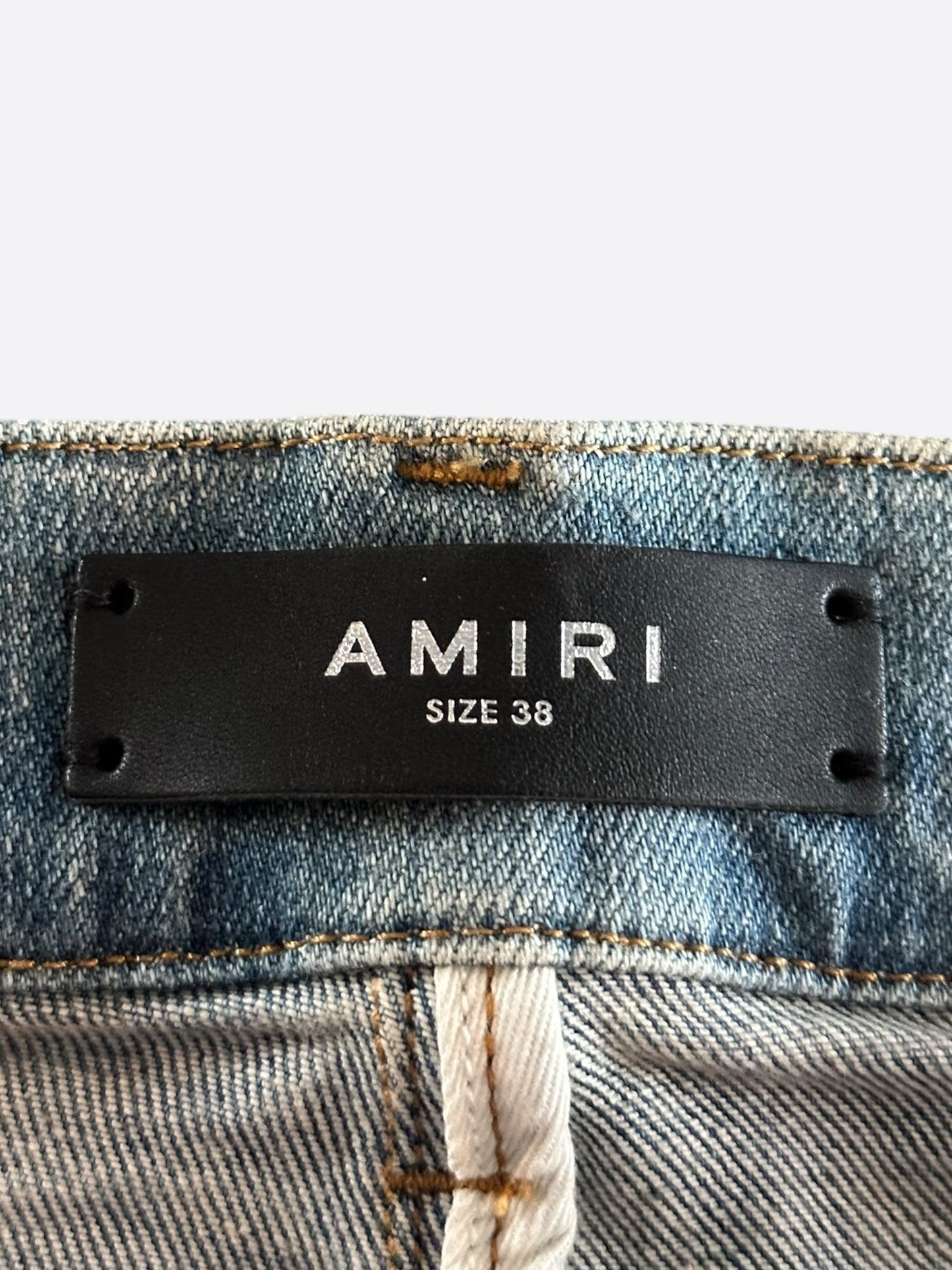 Amiri River Indigo Stack Jeans