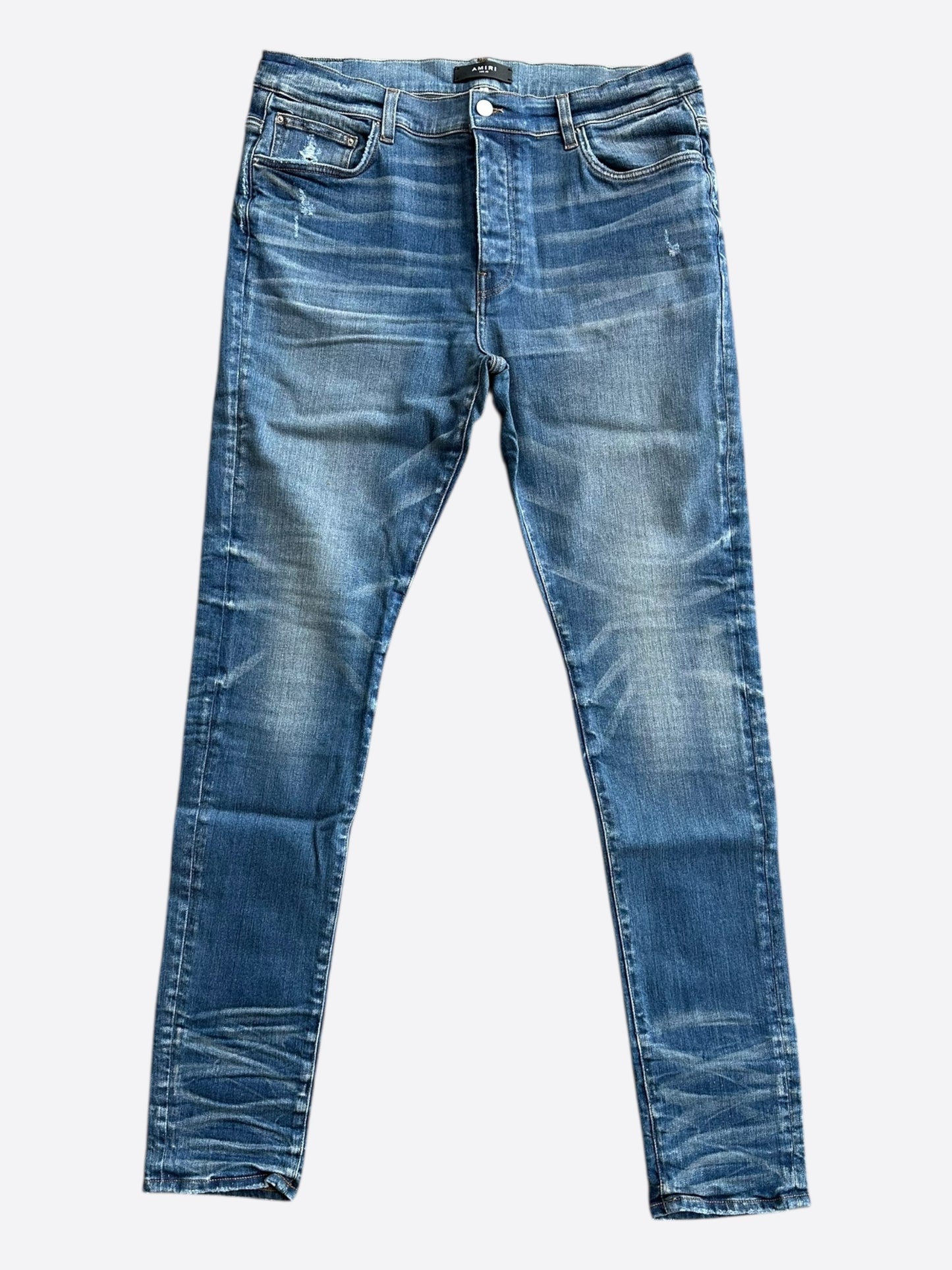 Amiri River Indigo Stack Jeans
