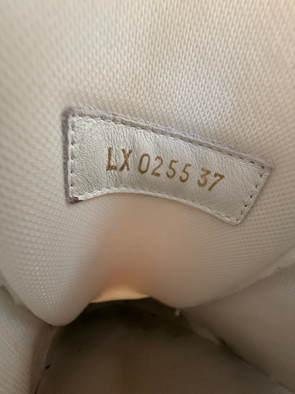 Louis Vuitton Pink & White Monogram Women's Trainers