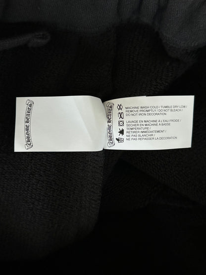 Chrome Hearts Black CH Logo Embroidered Sweatpants