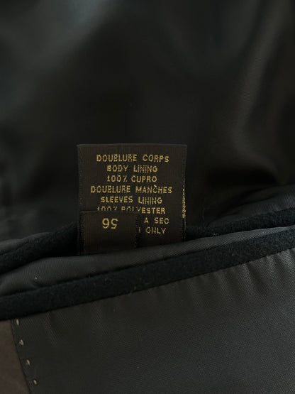 Louis Vuitton Black Wool Peacoat