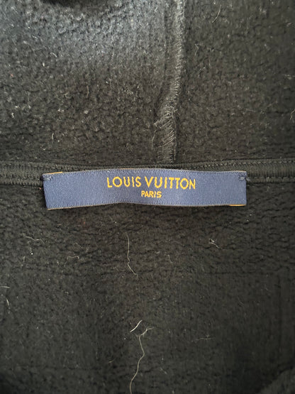 Louis Vuitton Black & Silver Graphic Hoodie