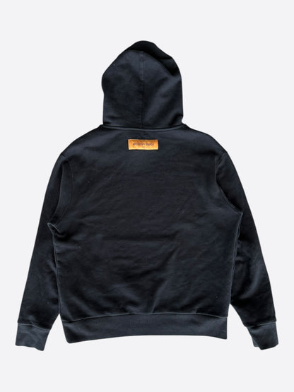 Louis Vuitton Black & Silver Graphic Hoodie