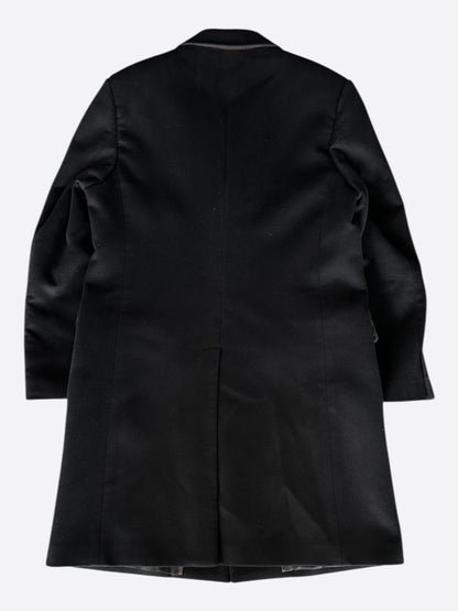 Louis Vuitton Black Wool Peacoat