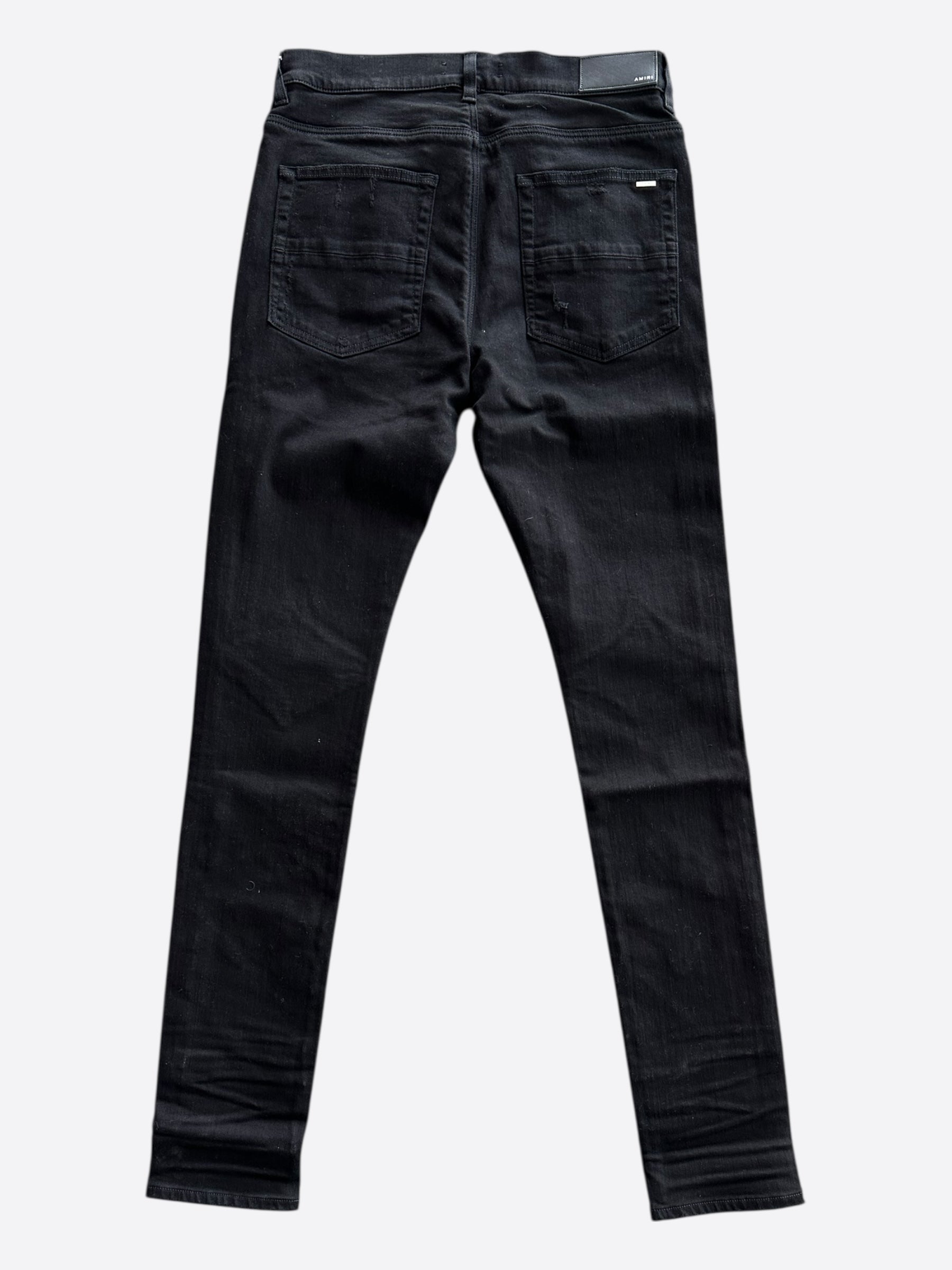 Amiri Black & Multicolor Paisley Patch MX1 Jeans – Savonches