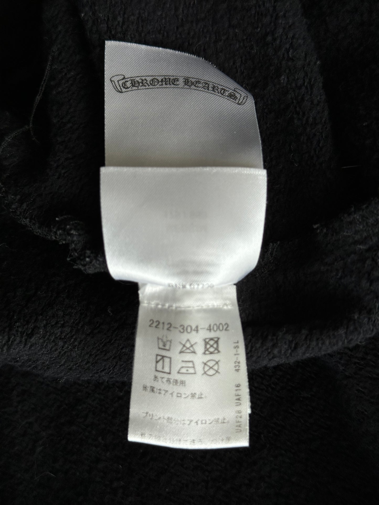 Chrome Hearts Black Multicolor Foti Zip Up Hoodie