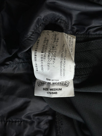 Chrome Hearts Black & White Snap Button Tearaway Track Pants