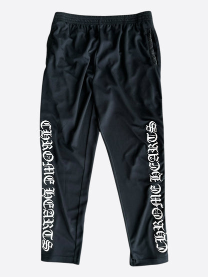 Chrome Hearts Black & White Snap Button Tearaway Track Pants