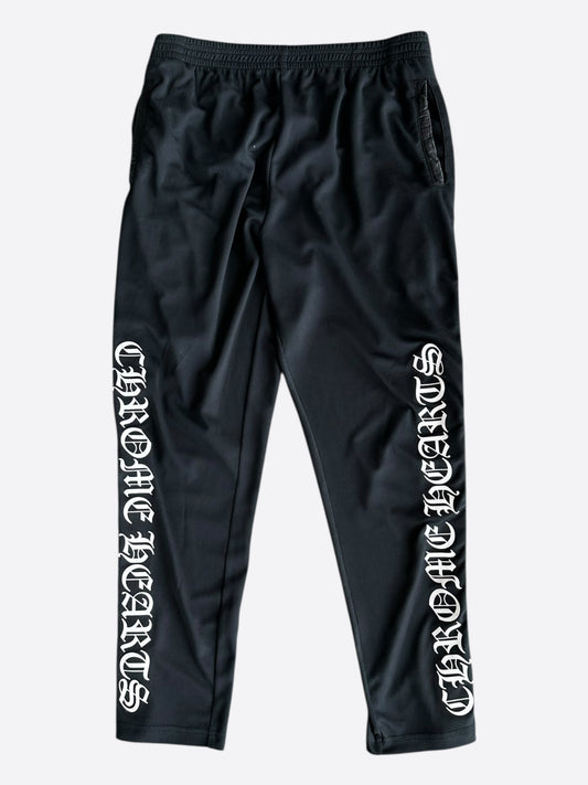 Chrome Hearts Black & White Snap Button Tearaway Track Pants