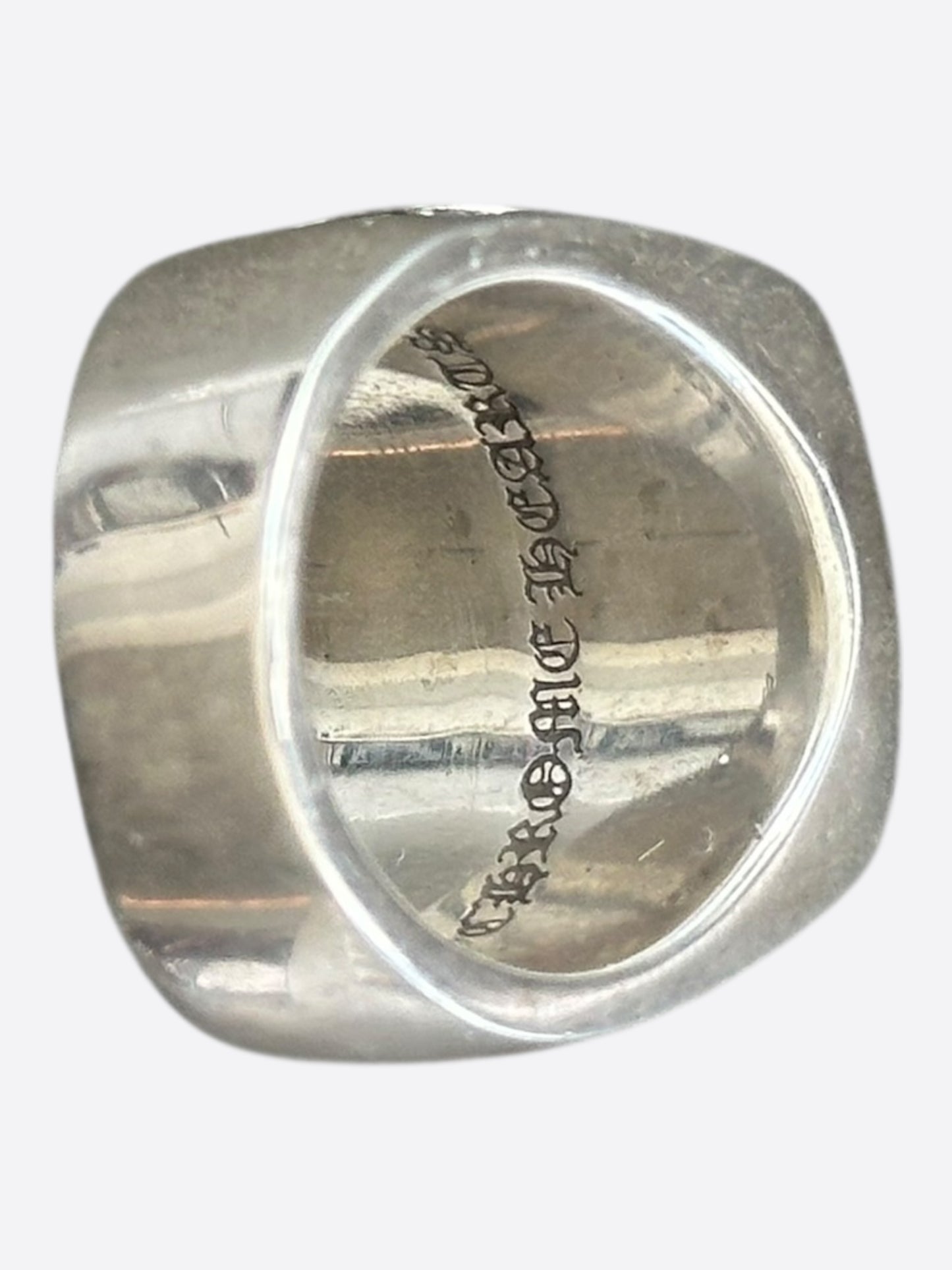 Chrome Hearts Silver & Diamond Championship Ring