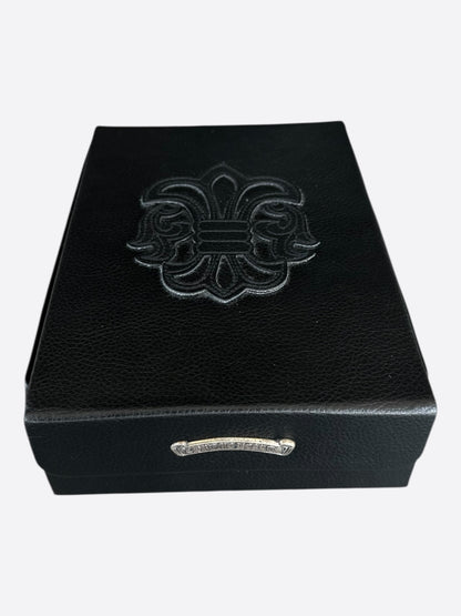 Chrome Hearts Black Leather Sunglasses Case