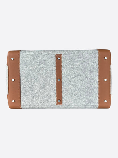 Hermes Gold Togo & Canvas HAC Birkin 50