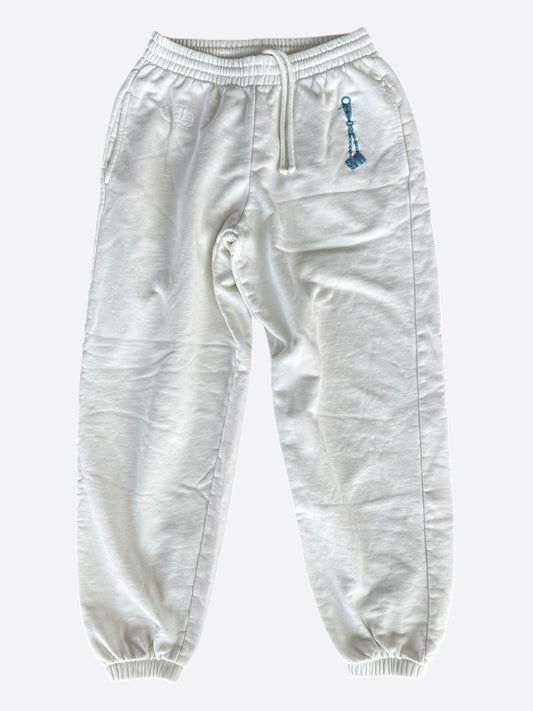 Chrome Hearts White & Blue Las Vegas Dice Sweatpants