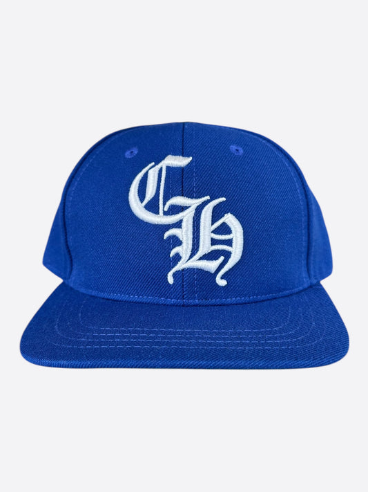 Chrome Hearts Blue & White CH Logo Hat