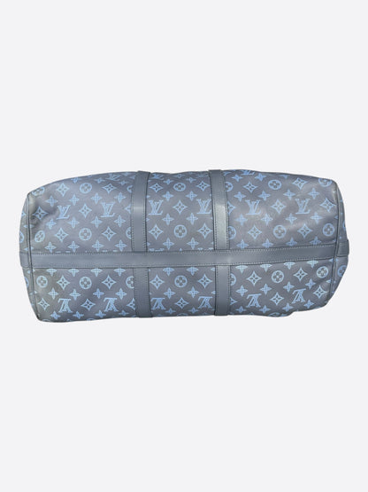 Louis Vuitton Blue Shadow Monogram Keepall 50
