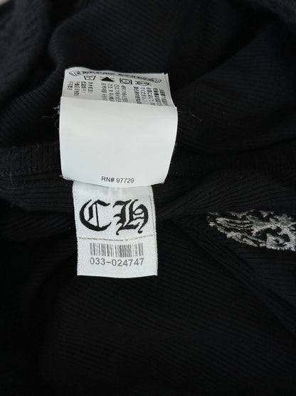 Chrome Hearts Black & White Dagger Women's Shorts