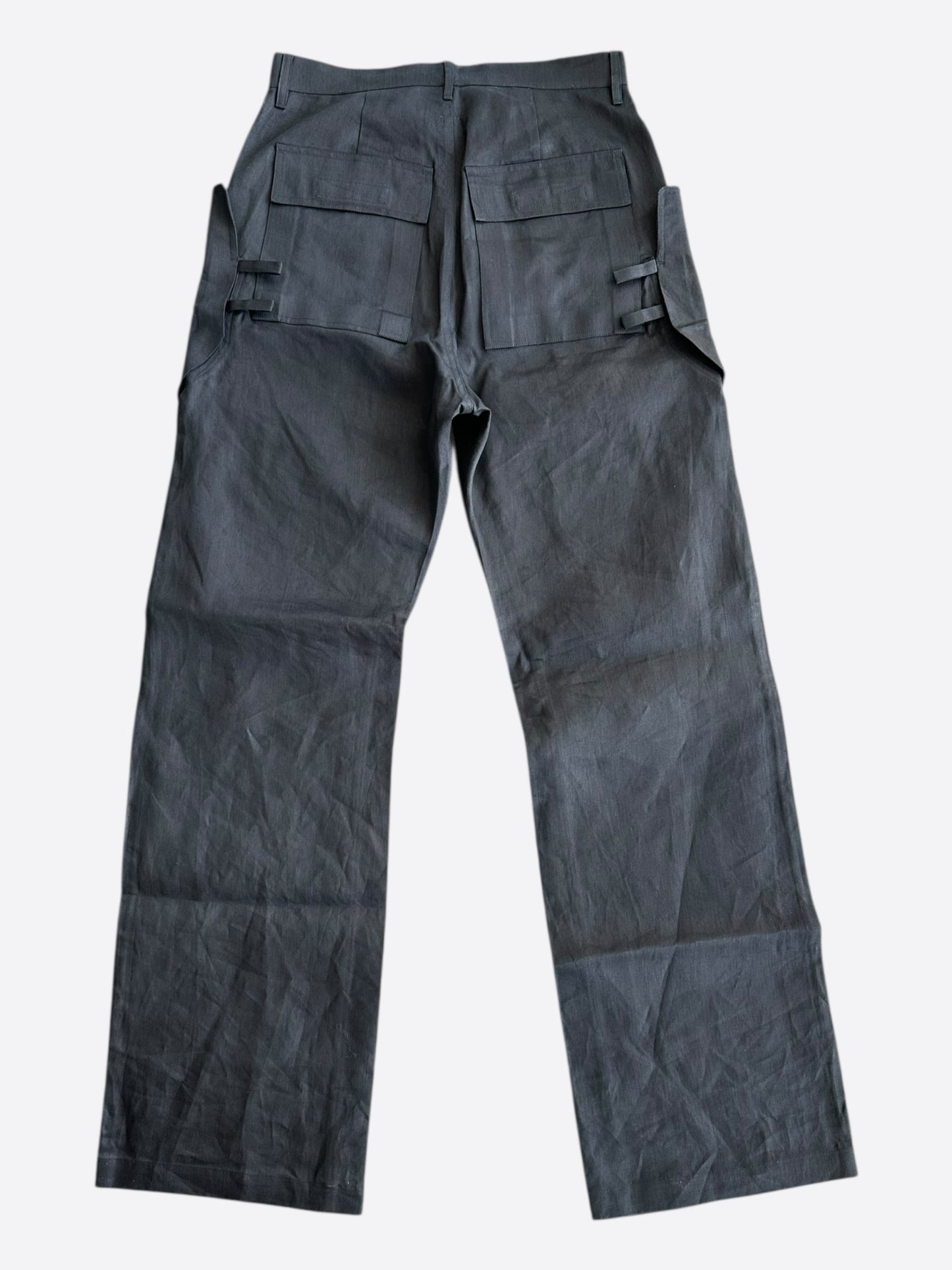 Rick Owens Black Stefan Cargo Pants
