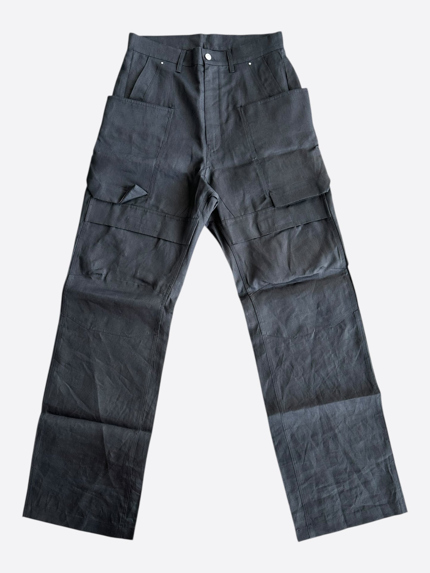 Rick Owens Black Stefan Cargo Pants