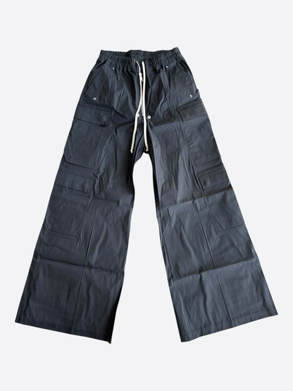 Rick Owens Black Cargobelas Wide Pants