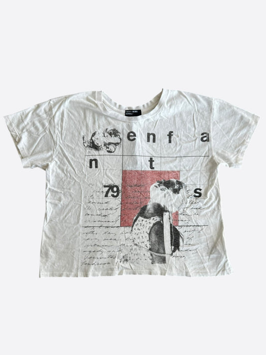 Enfants Riches Deprimes White & Black Pharmacist Daughter T-Shirt