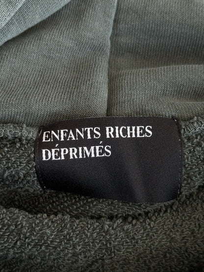 Enfants Riches Deprimes Faded Green & White Sweet Surrender Of Alice Hoodie
