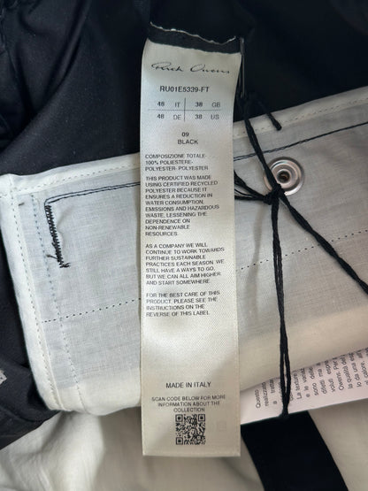 Rick Owens Black Cargobelas Tech Pants