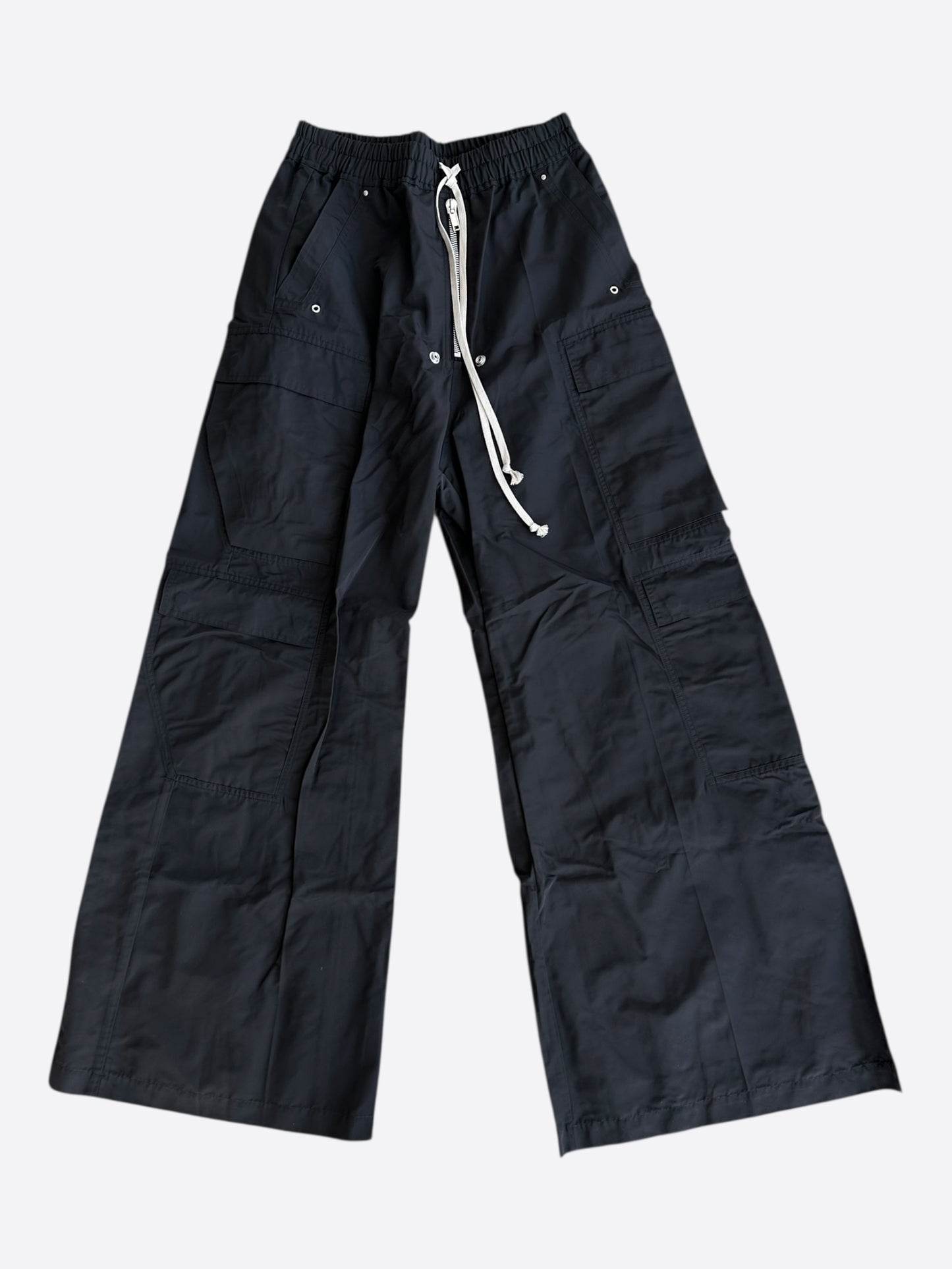 Rick Owens Black Cargobelas Tech Pants