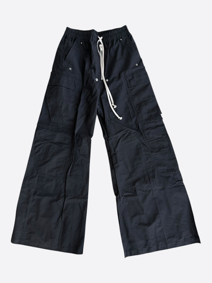 Rick Owens Black Cargobelas Tech Pants