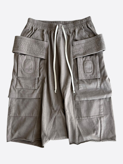 Rick Owens Dust Creatch Cargo Pod Shorts