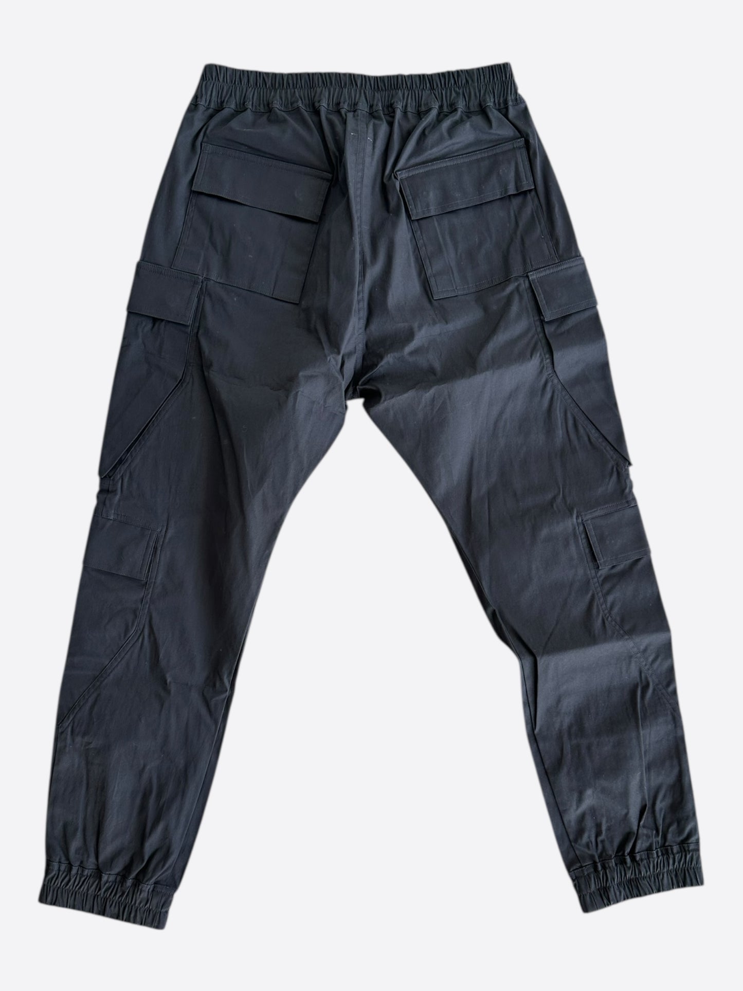 Rick Owens Black Mastodon Megacargo Pants