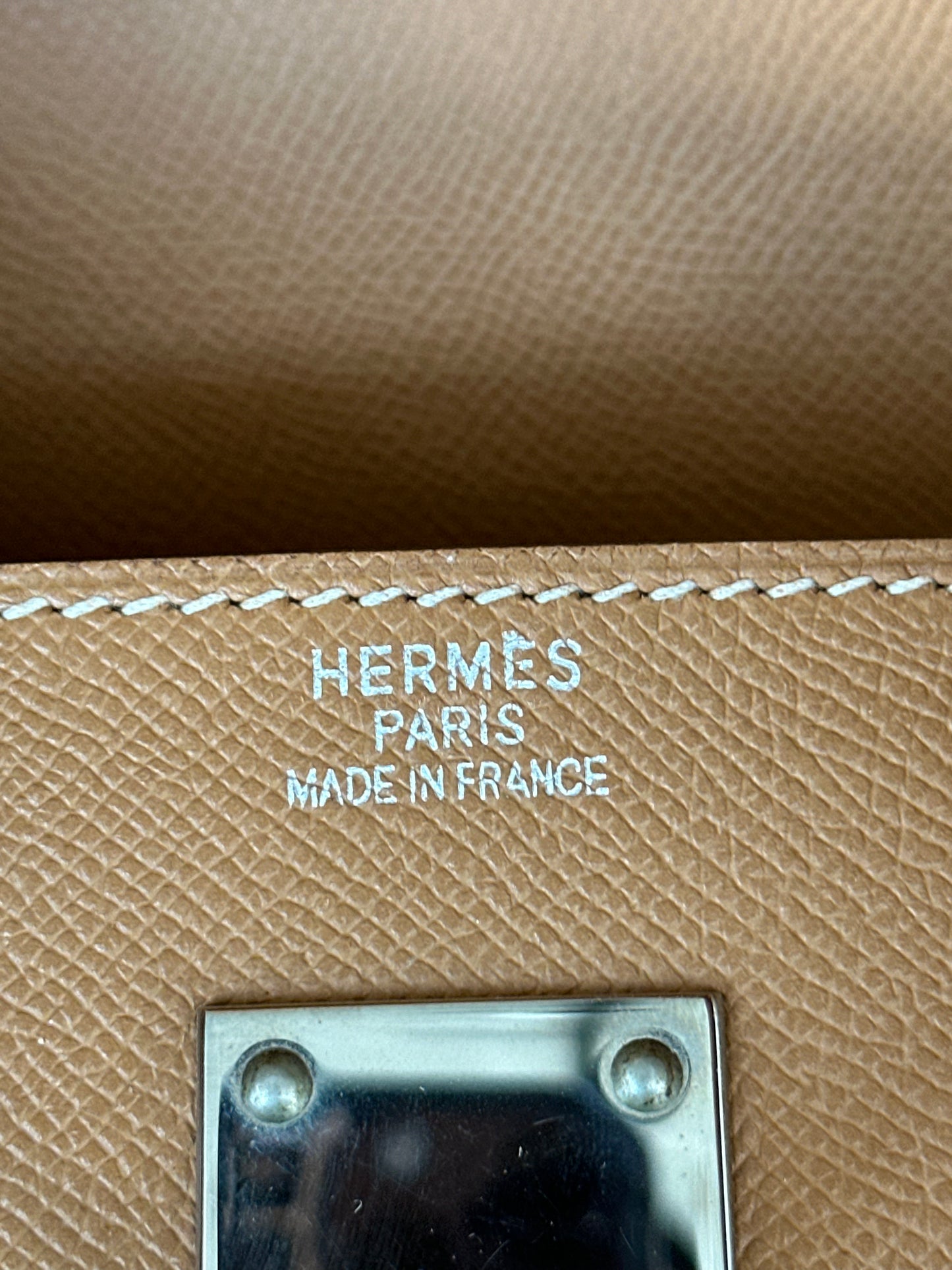 Hermes Gold Epsom & Palladium Hardware HAC Birkin 50