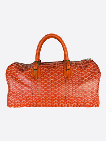 Goyard Orange Croisiere 50 Duffel Bag