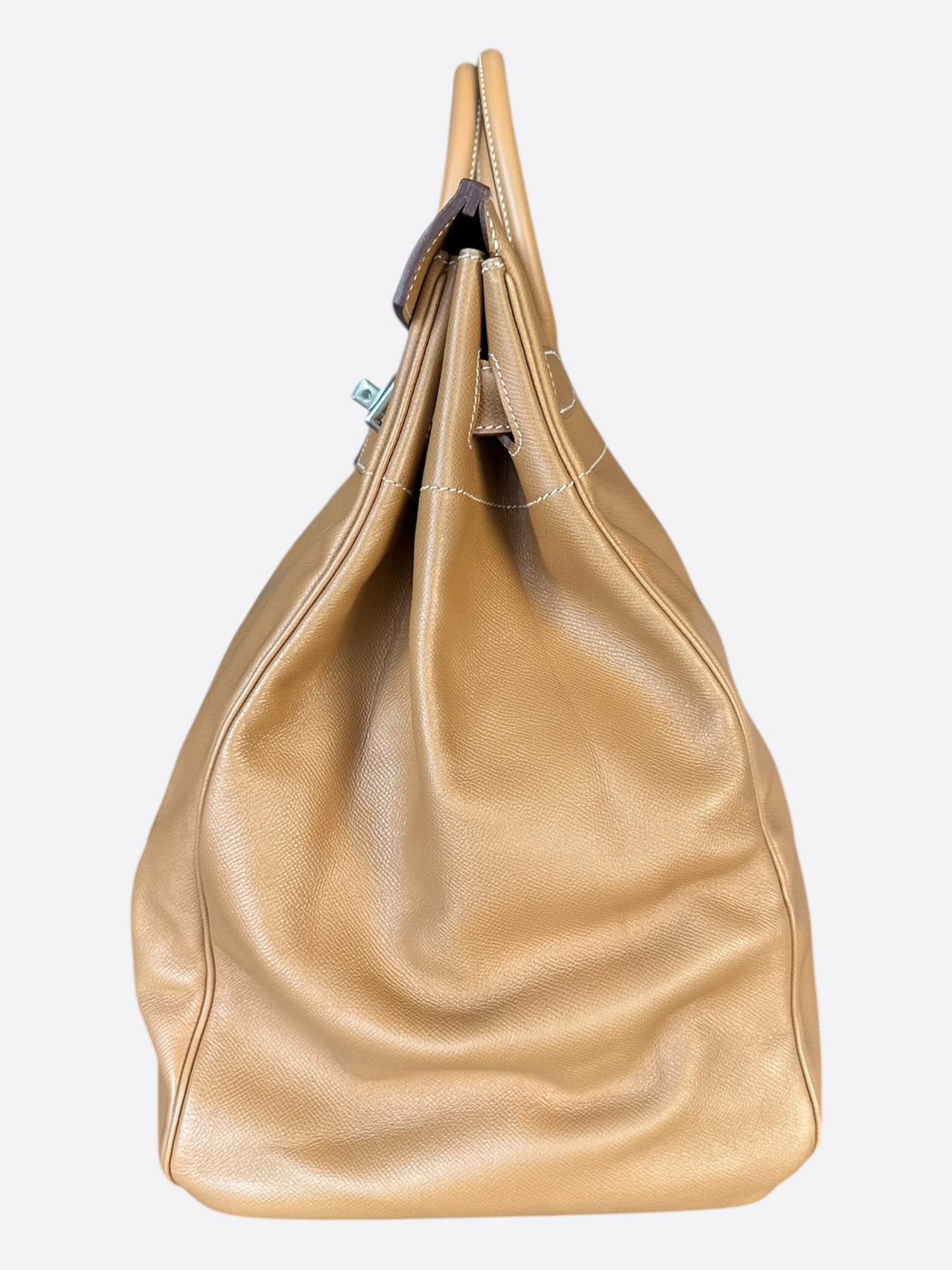 Hermes Gold Epsom & Palladium Hardware HAC Birkin 50