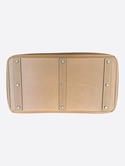 Hermes Gold Epsom & Palladium Hardware HAC Birkin 50
