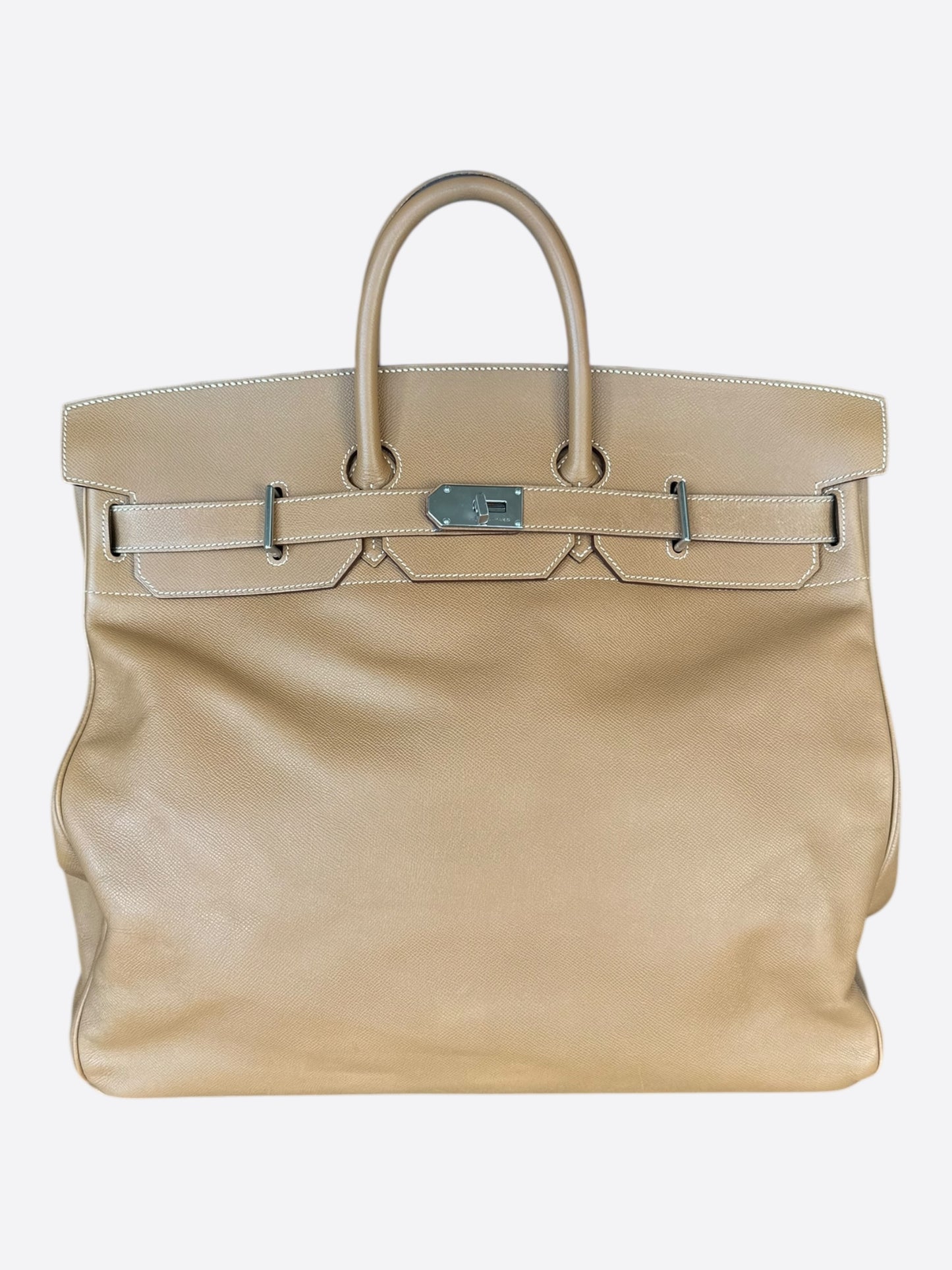 Hermes Gold Epsom & Palladium Hardware HAC Birkin 50