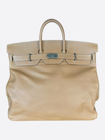 Hermes Gold Epsom & Palladium Hardware HAC Birkin 50
