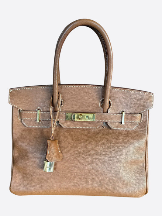 Hermes Gold Epsom Birkin 30