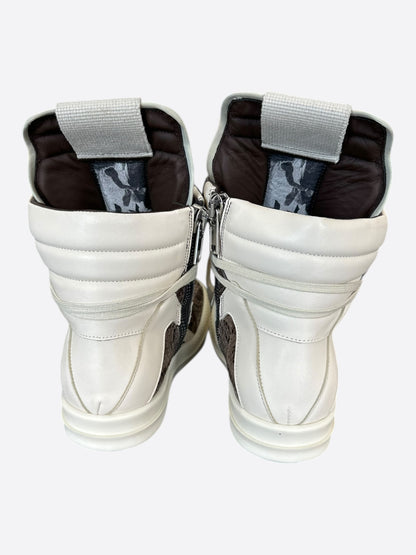 Rick Owens Python & White Women's Geobaskets
