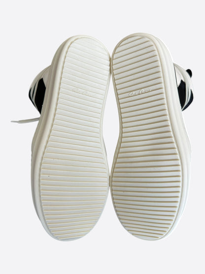 Rick Owens Black & White Leather Geobaskets