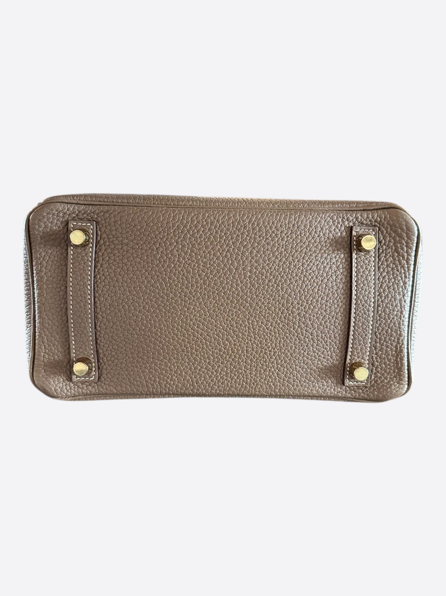 Hermes Etoupe Togo & Gold Hardware Birkin 25