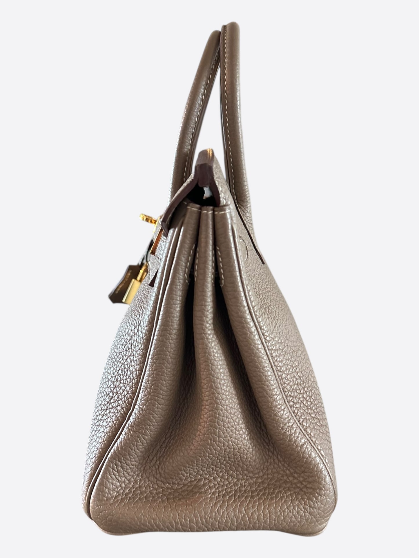 Hermes Etoupe Togo & Gold Hardware Birkin 25