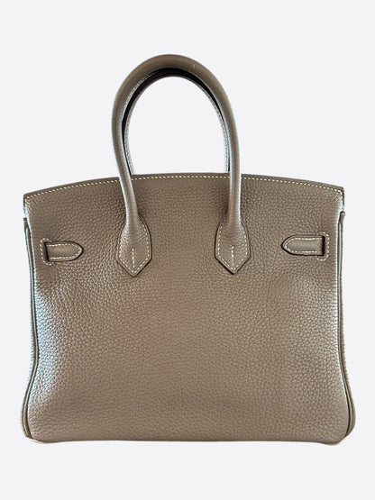 Hermes Etoupe Togo & Gold Hardware Birkin 25