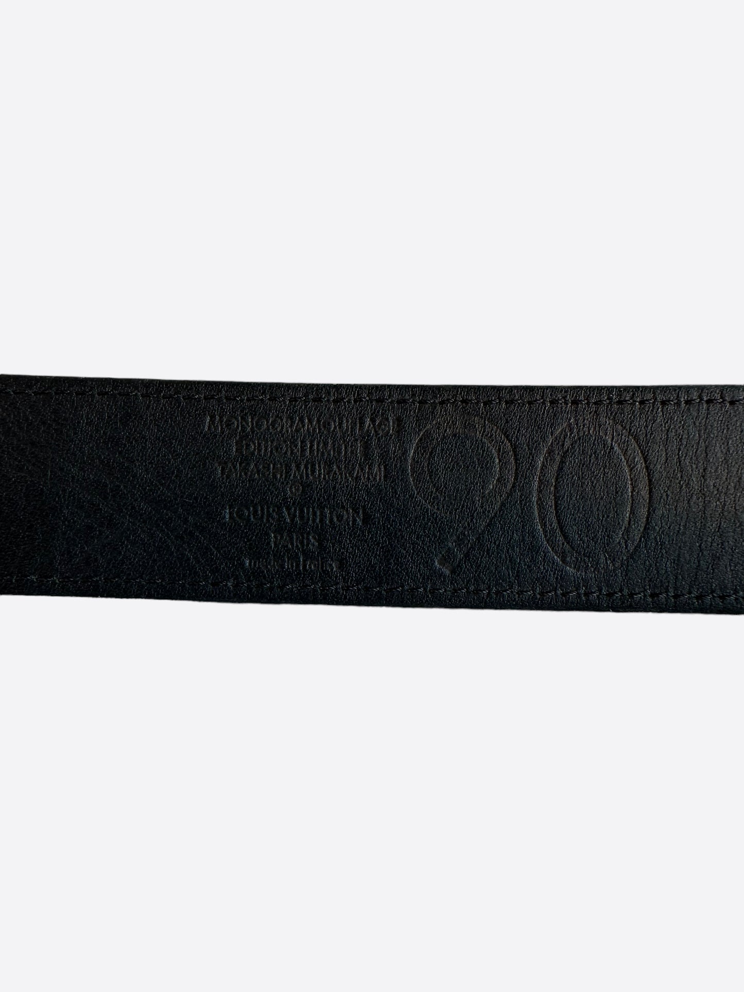 Louis Vuitton Takashi Murakami Green Camouflage Monogram Belt