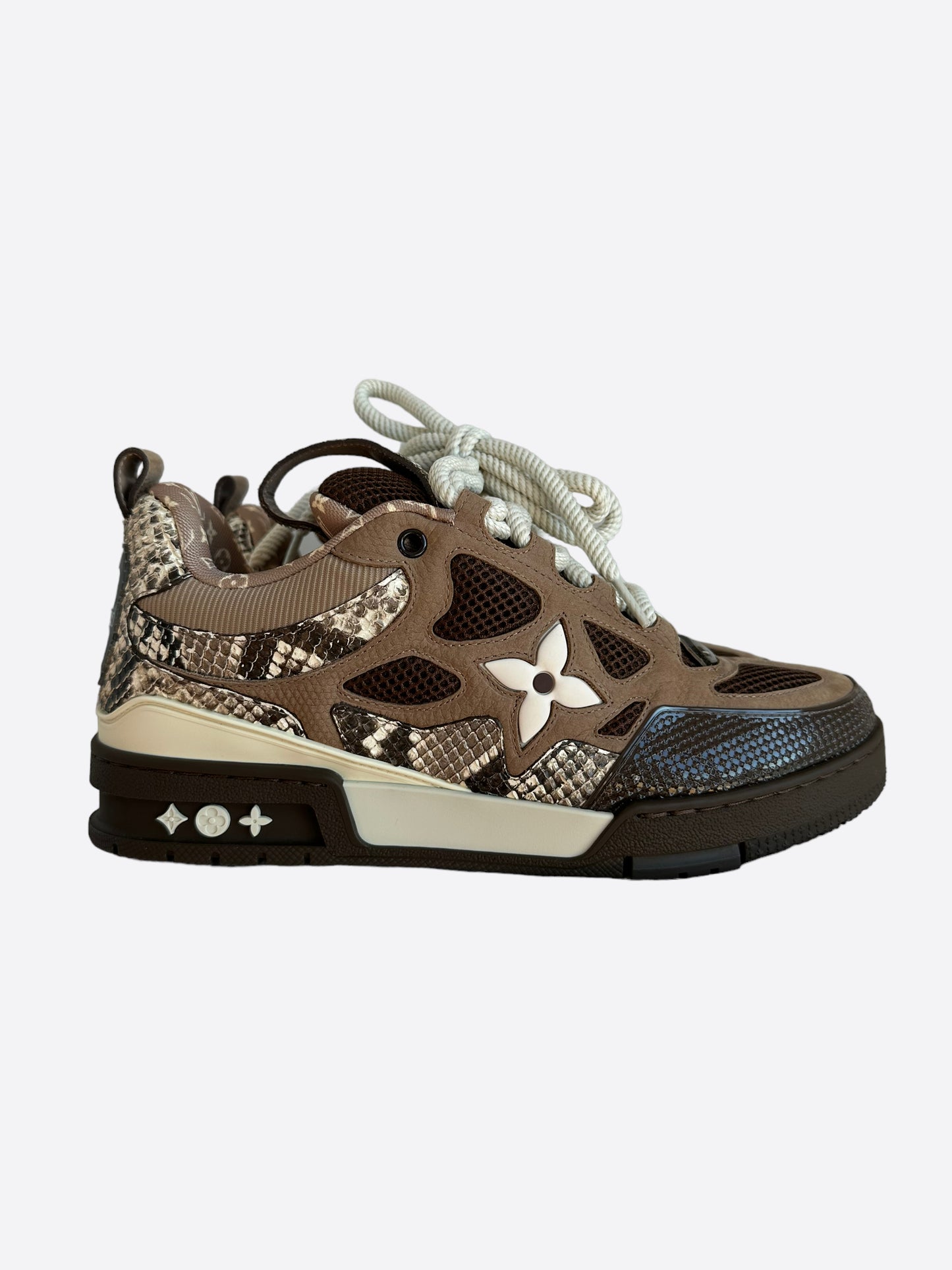 louis vuitton brown trainers